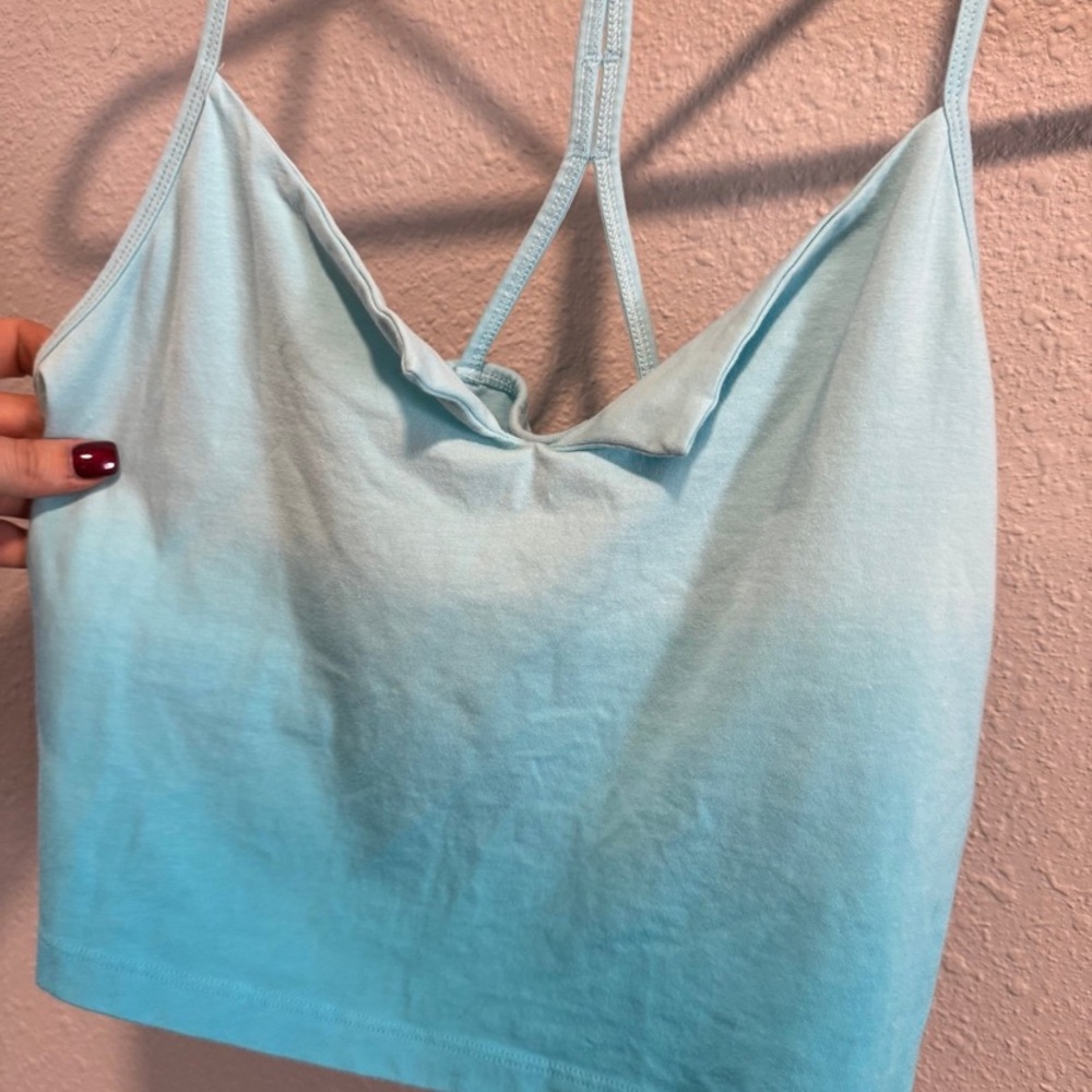 Victoria’s Secret Blue Ombré crop bralette